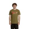 Meatfly pánské tričko Matal Khaki Green (Velikost S)