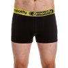 Meatfly pánské boxerky Balboa Boxershorts Double Pack Grey Heather/Black