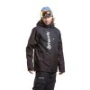 Meatfly pánská SNB & SKI bunda Manifold Morph Black (Velikost S)