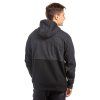 Meatfly pánská technická mikina Tason Black Heather / Black (Velikost M)