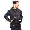 Meatfly pánská technická mikina Tason Black Heather / Black (Velikost M)