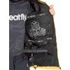 Meatfly pánská SNB & SKI bunda Cronos Black / Solar Power (Velikost M)