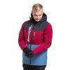 Meatfly pánská SNB & SKI bunda Manifold Beet Red/Slate Blue (Velikost S)