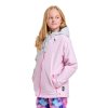 Meatfly dětská SNB & SKI bunda Deliah Grey/Pastel Pink