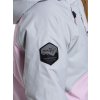 Meatfly dětská SNB & SKI bunda Deliah Grey/Pastel Pink