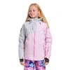 Meatfly dětská SNB & SKI bunda Deliah Grey/Pastel Pink