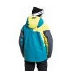 Meatfly pánská SNB & SKI bunda Shader Hb Blue / Lime (Velikost S)