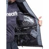 Meatfly pánská SNB & SKI bunda Manifold Dark Grey / Black
