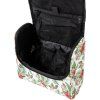 Meatfly toaletní taška Cara White Tropical | Černá | Objem 6 L
