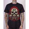 black heart tičko flame skull