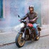 Kožená moto bunda W-TEC Valebravo (Barva černá, Velikost M)