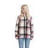 Meatfly dámská košile Dora Premium Pink / Brown