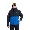 Meatfly pánská SNB & SKI bunda Vertigo Black / Blue Sky (Velikost S)