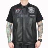 Vesta black heart bastard skull