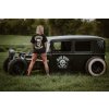 MOTORKÁŘSKÉ TRIČKO MOTORKÁŘSKÉ Tričko black heart hot rod devil skull