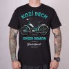 Motorkářské Tričko BLACK HEART KOZÍ DECH jawa stadion s11