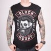 TRIKO BLACK HEART BEARD SKULL