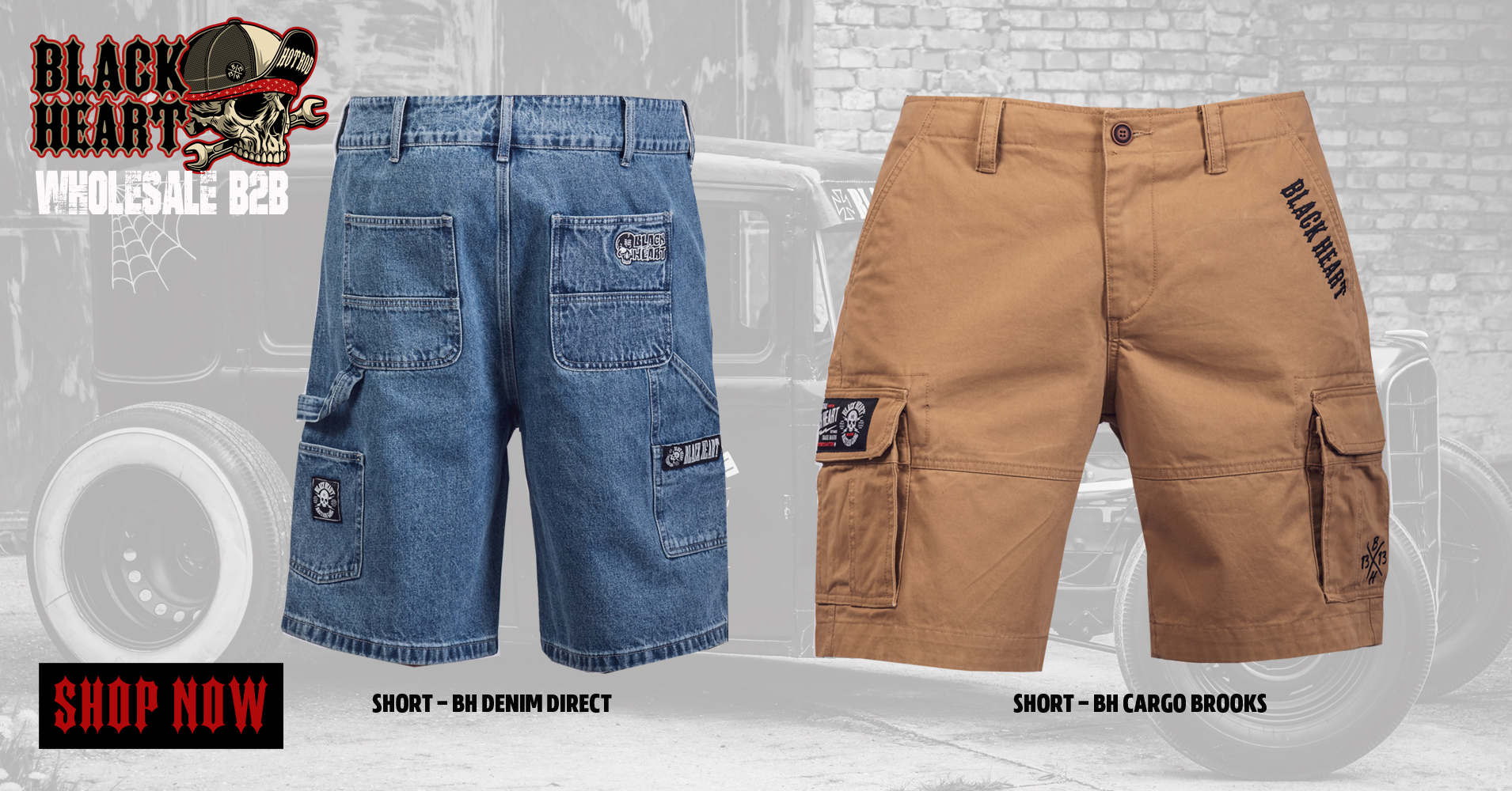 BLACK HEART SHORT KRTASY