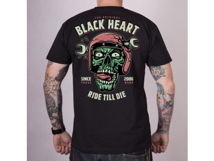 Triko black heart ride till  DIE