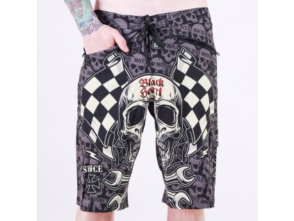 Koupací šortky black heart