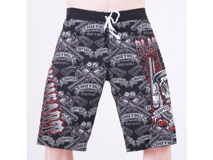 Koupací šortky black heart