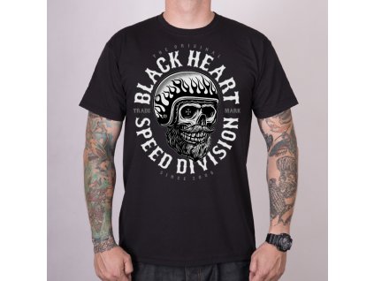 motorkářské Triko black heart speed division1