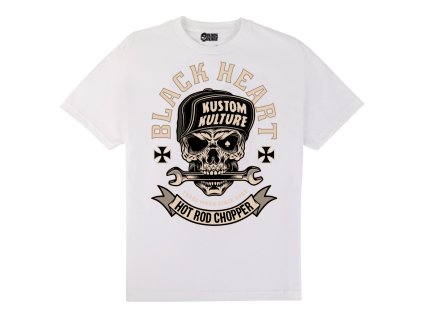 motorkářské tričko black heart legend