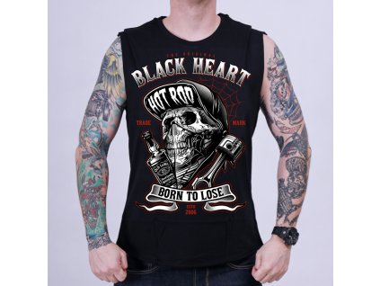 triko bez rukávu black heart buddy 3