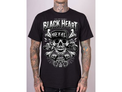 tričko black heart SINNER