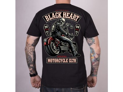 MOTORKÁŘSKÉ TRIČKO BLACK HEART COFFIN 2