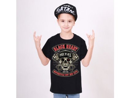 dětské tričko black heart rascal