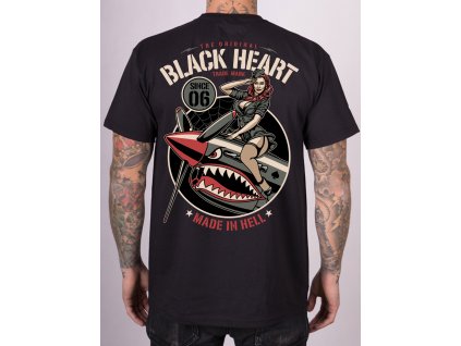 triko black heart AIR FIGHTER