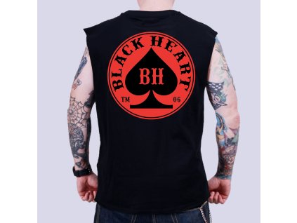 triko bez rukávu black heart acejpg