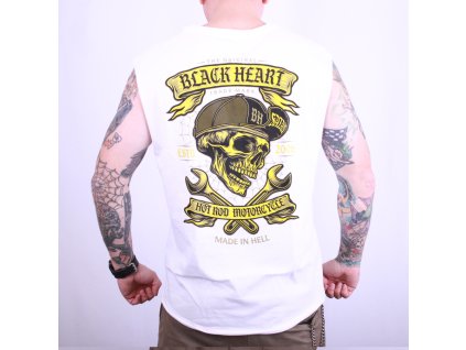 Triko satn black heart