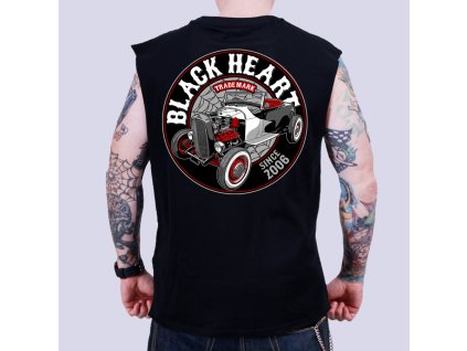 triko bez rukávu black heart SPEEDTSTER