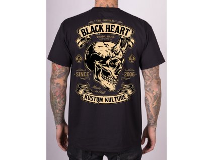 triko black heart devil skull