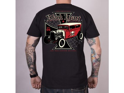 Triko black heart red devil hot rod2