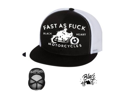 kšiltovka black heart hot rod chopper clothing