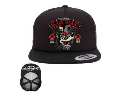 kšiltovka black heart