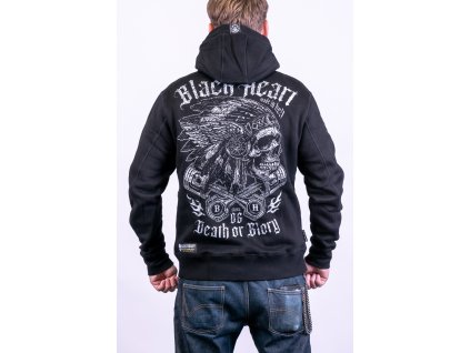 Pánská Mikina Zip BLACK HEART HURON