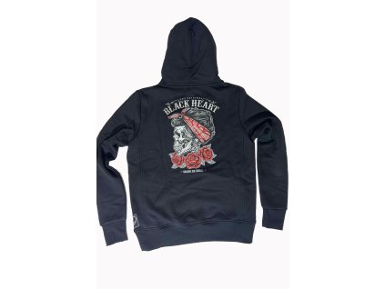 MIKIMA BLACK HEART PIN UP SKULL1