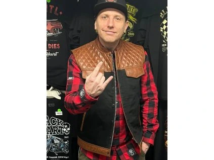 VESTA KOŽENÁ BLACK HEART