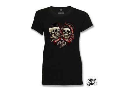 triko black heart true love