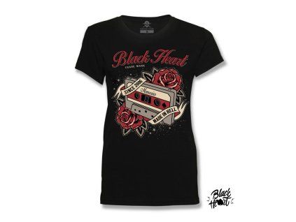 DÁMSKÉ TRIKO BLACK HEART OLD SCHOOL 1