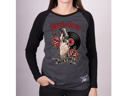 Triko ROCK N ROLL BLACK HEART22