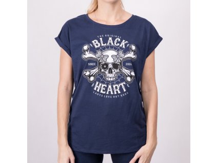 Triko BLACK HEART DEAD PIN UP 1