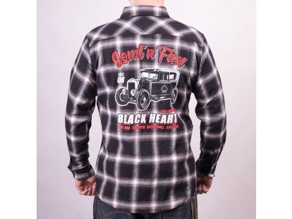 pánská košile hot rod black heart