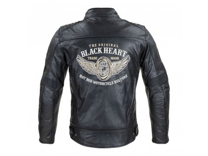 Pánská kožená bunda W TEC Black Heart Wings Leather Jacket (2)