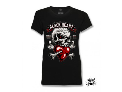 DÁMSKÉ TRIKO BLACK HEART LOVER