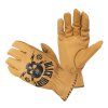 Moto rukavice kožené Black Heart Skull Gloves (1)